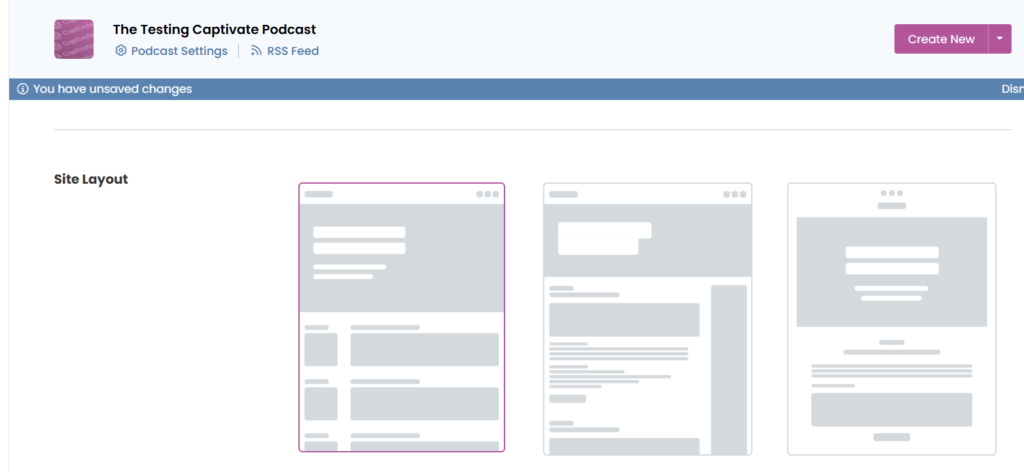 Captivate's free website builder
