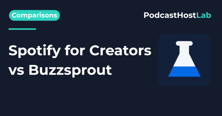 Spotify for Creators vs Buzzsprout